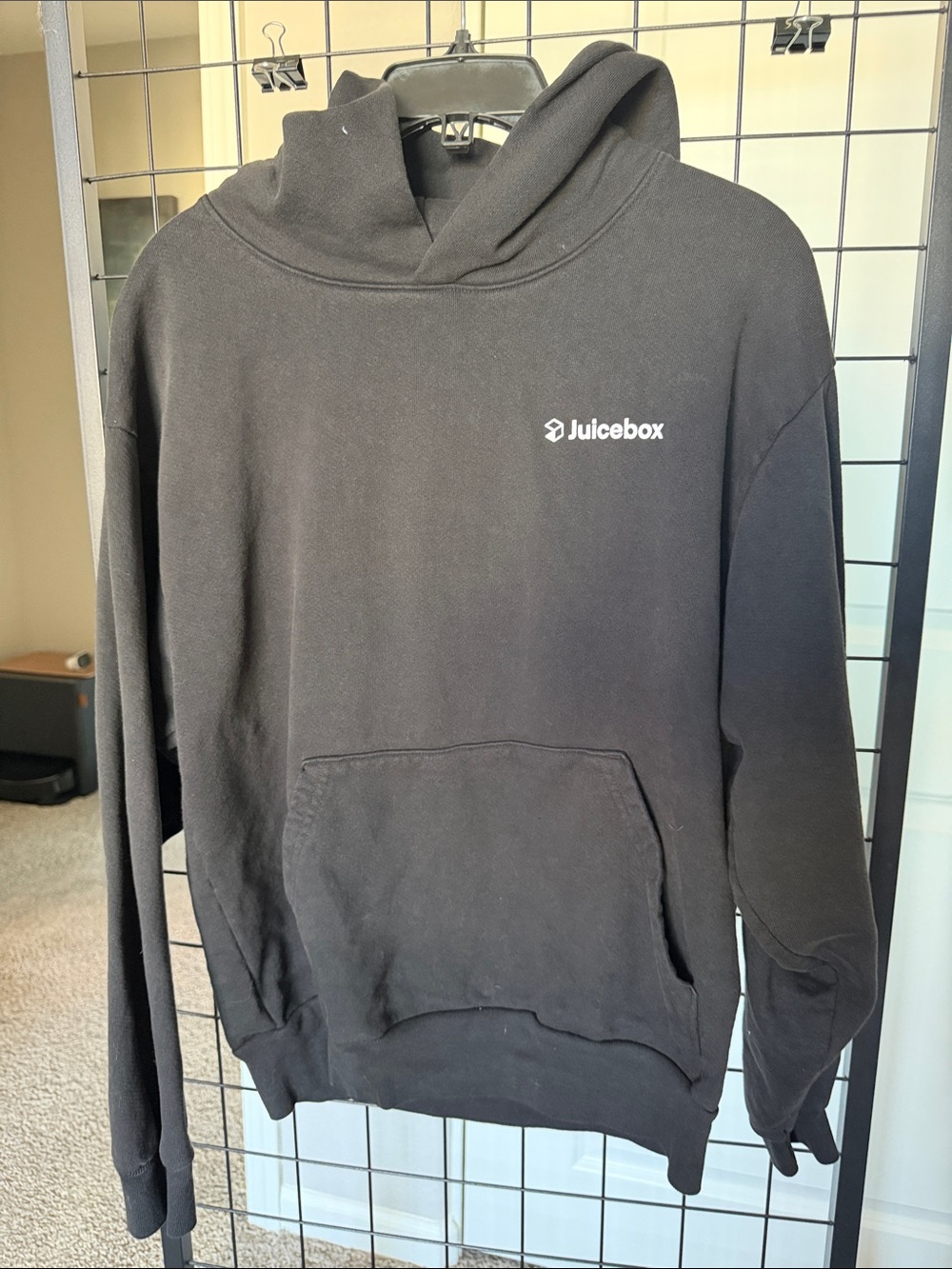 Los Angeles Apparel Black Juicebox Logo Hoodie